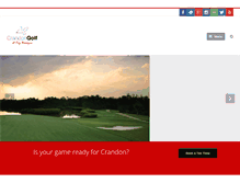 Tablet Screenshot of golfcrandon.com
